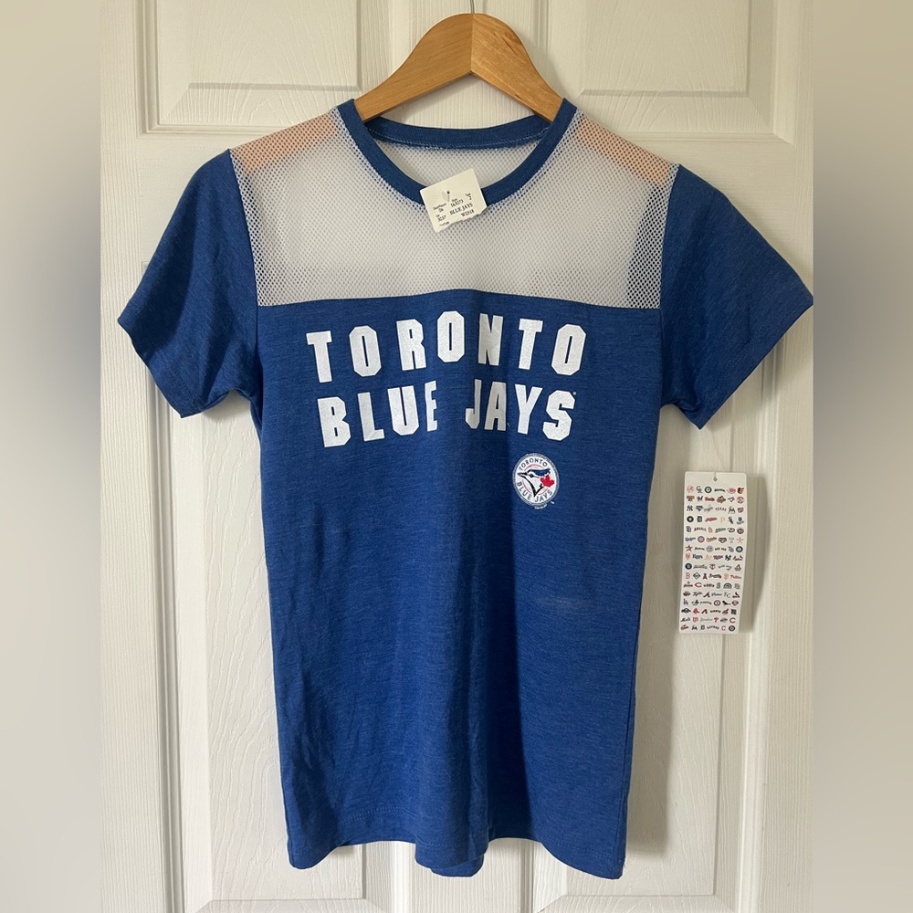 2/$25 Toronto Blue Jays Women’s Tshirt Glitter Lettering MLB